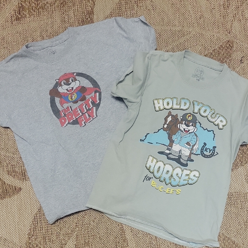 Kids Graphic T-Shirts - Gray & Cream
